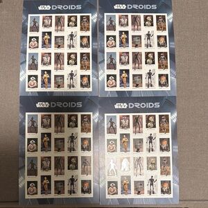Star Wars Droids Stamp Sheet